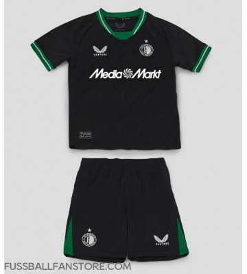 Feyenoord Replik Auswärtstrikot Kinder 2024-25 Kurzarm (+ Kurze Hosen)
